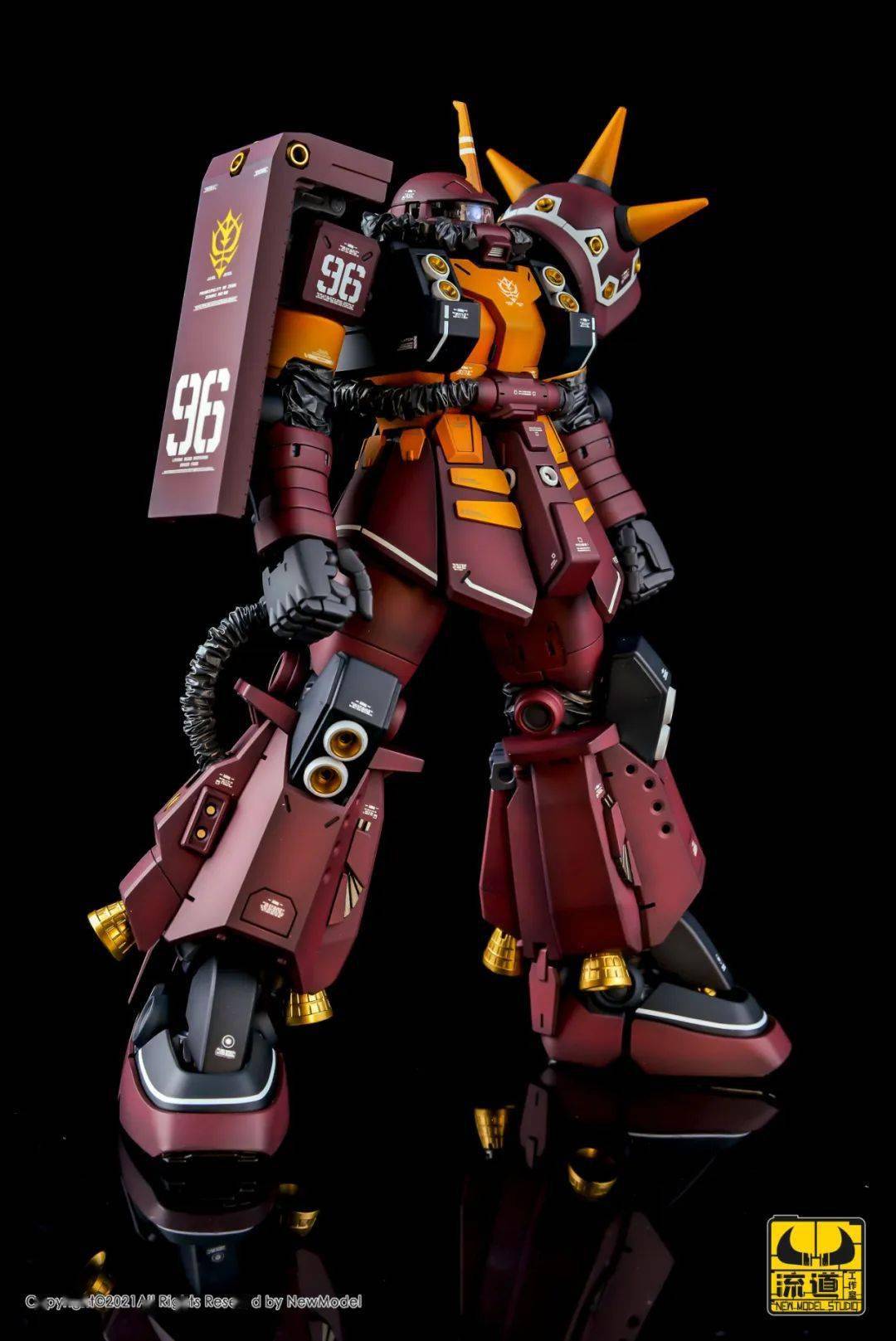 精细打磨,mg精神力扎古轻阴影涂装_公众_作品_套件