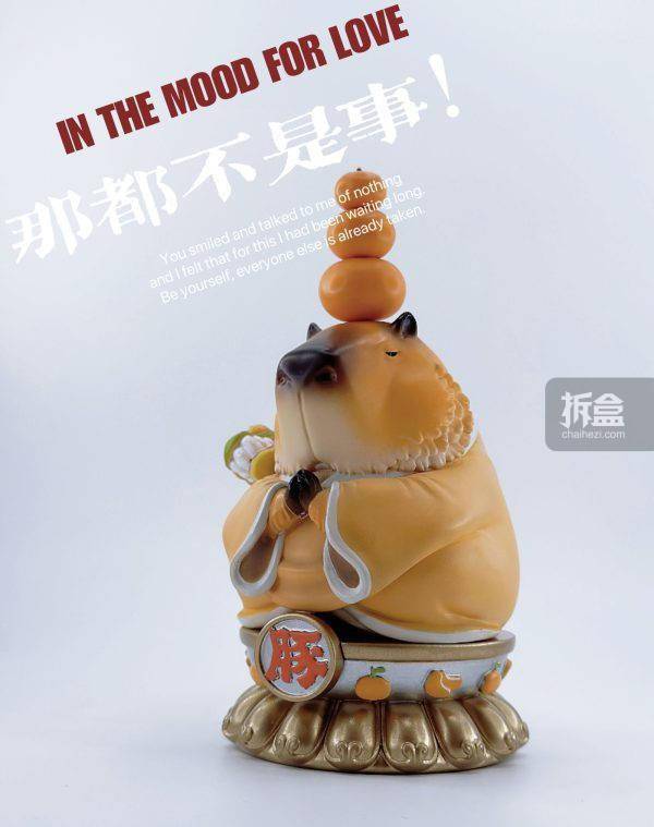 博物志 2024佛系豚宝君 卡比巴拉 网红表情包 gk摆件手办_官方_cm_pu