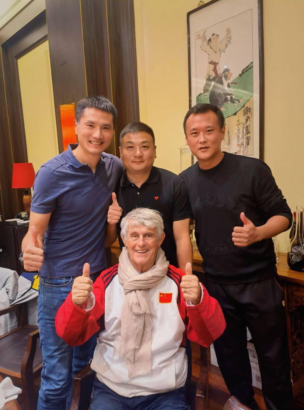 米卢和徐云龙,在多哈重逢!