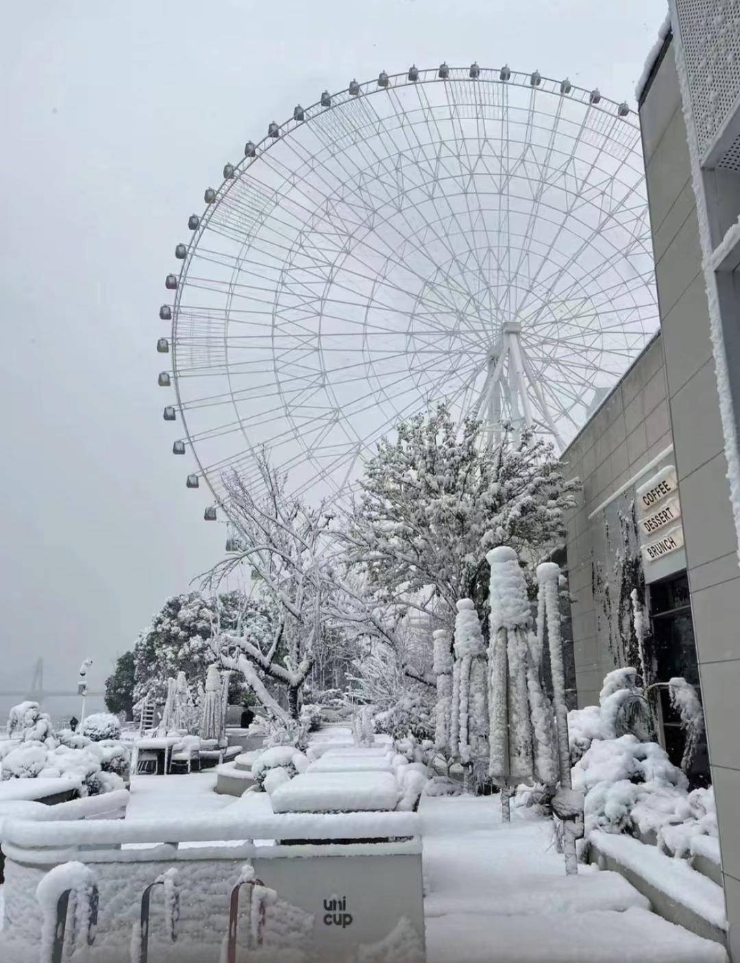 南昌雪景图片