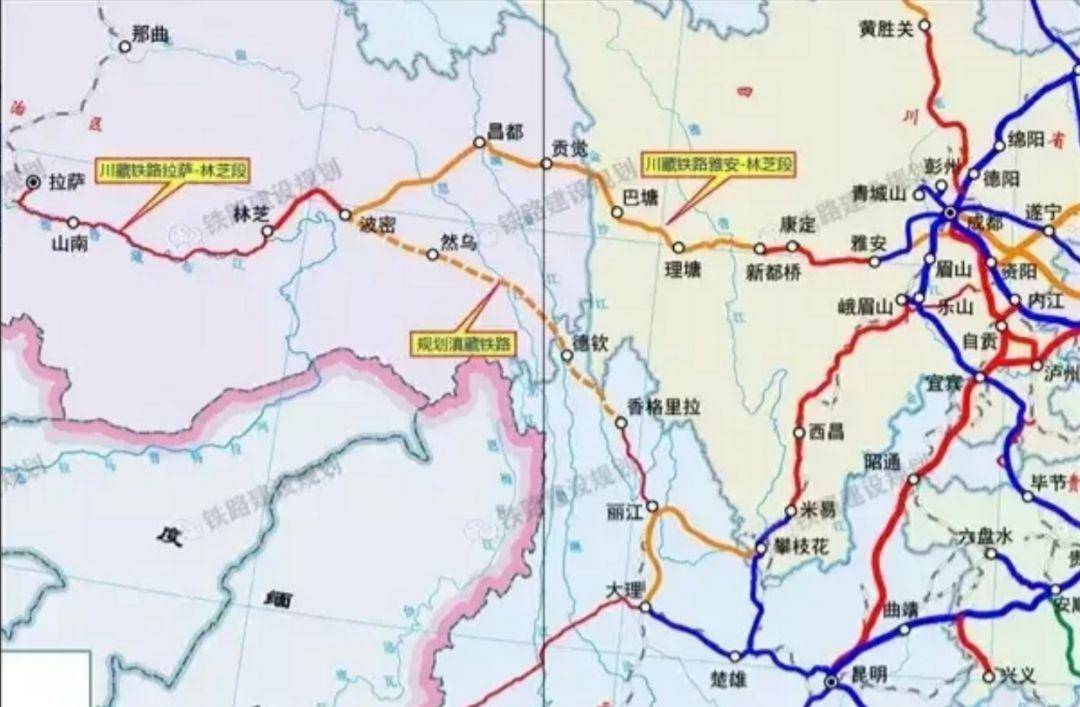 滇藏铁路西藏段,2024年将力争开工建设!
