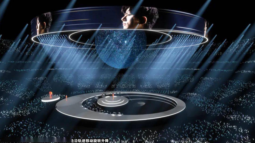 张杰「未·你好吗」2024跨年演唱会:"行星" "洛希极限",这个舞台太美
