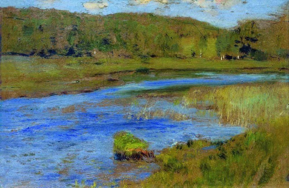 【中国写生】风景大师列维坦,一生沉浸在大自然的美妙中!