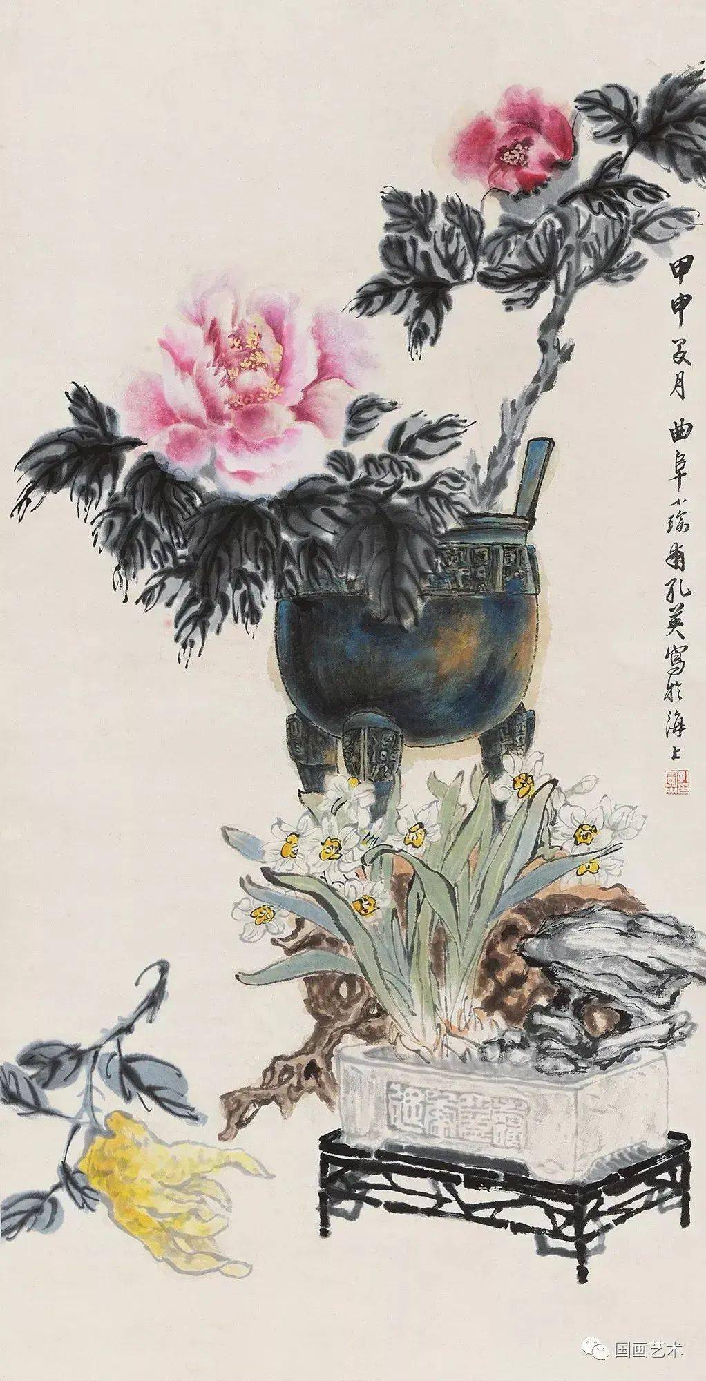 "民国四擅"之一,孔小瑜博古画作欣赏