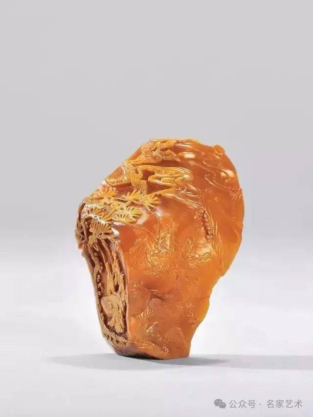 【名品视界】清贵的雕刻艺术_薄意_名家_田黄