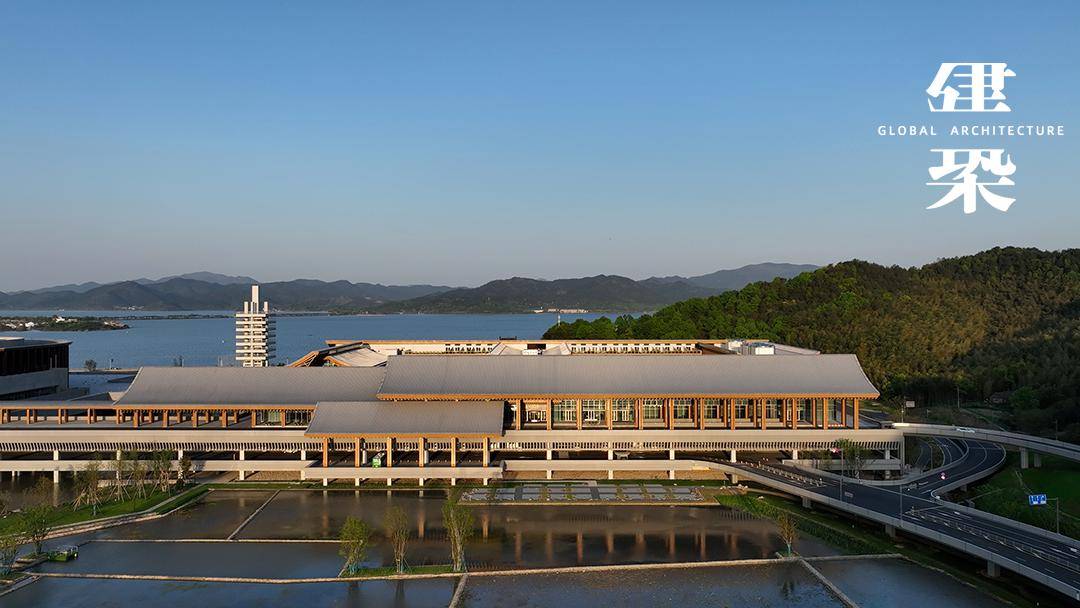 汤桦建筑新作:稻田与廊桥——宁波国际会议中心_振国_视觉_会议厅