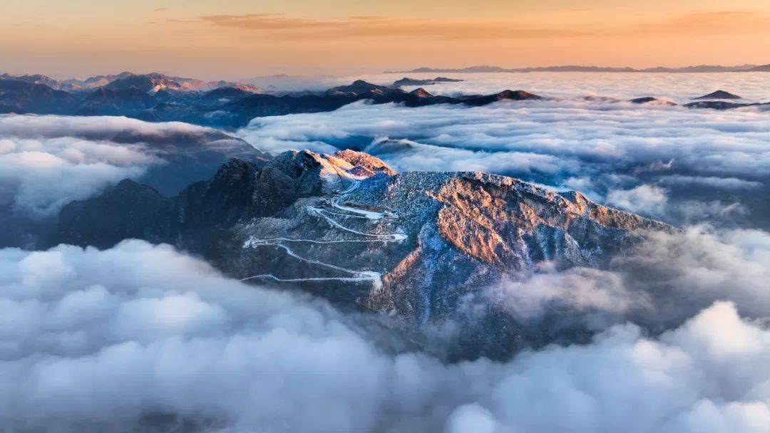 雪景,日出,云海,云瀑,八台山的这个冬天一个都不能少!