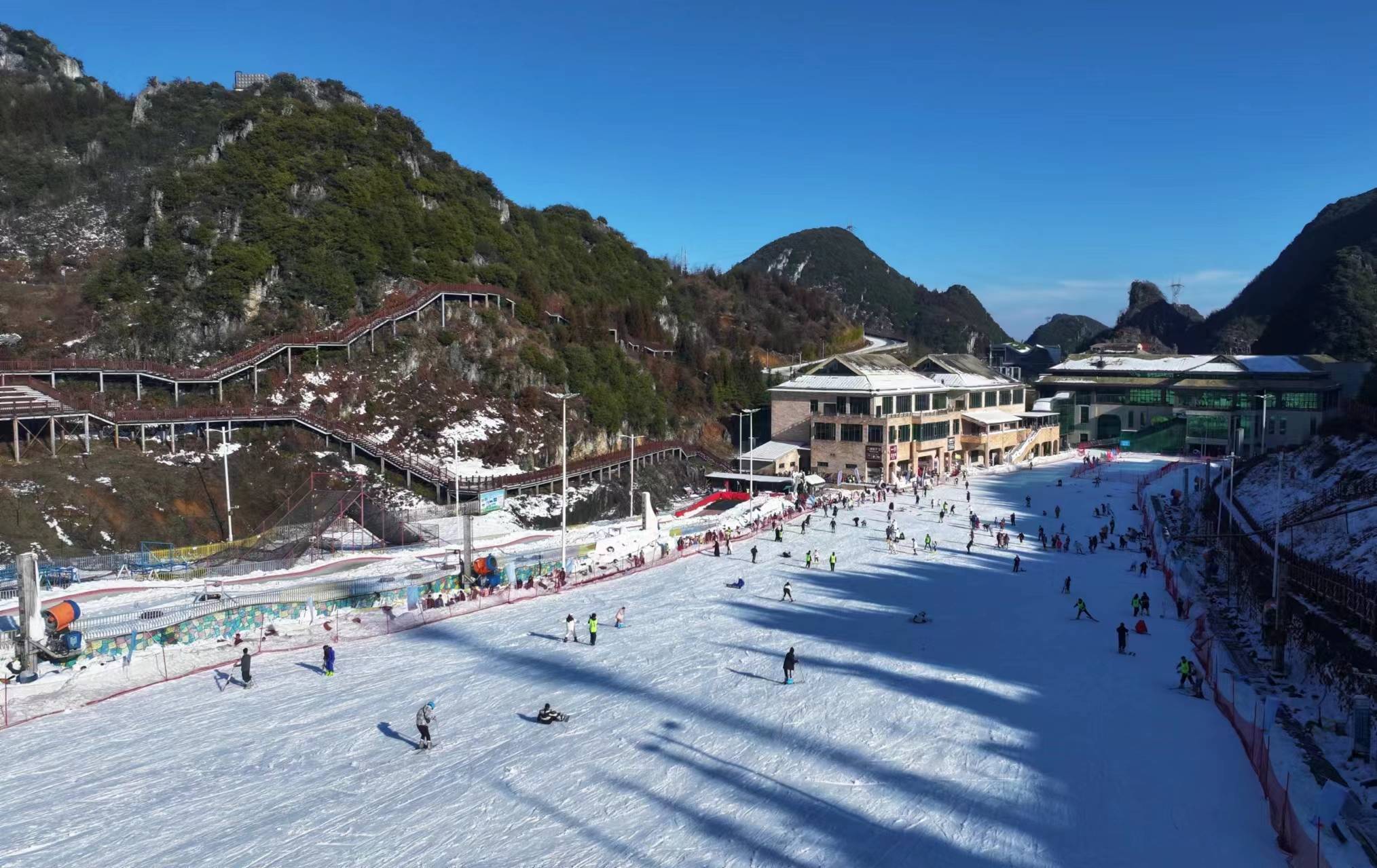 旅拍服務是玉舍雪山滑雪場增添的新意之一.