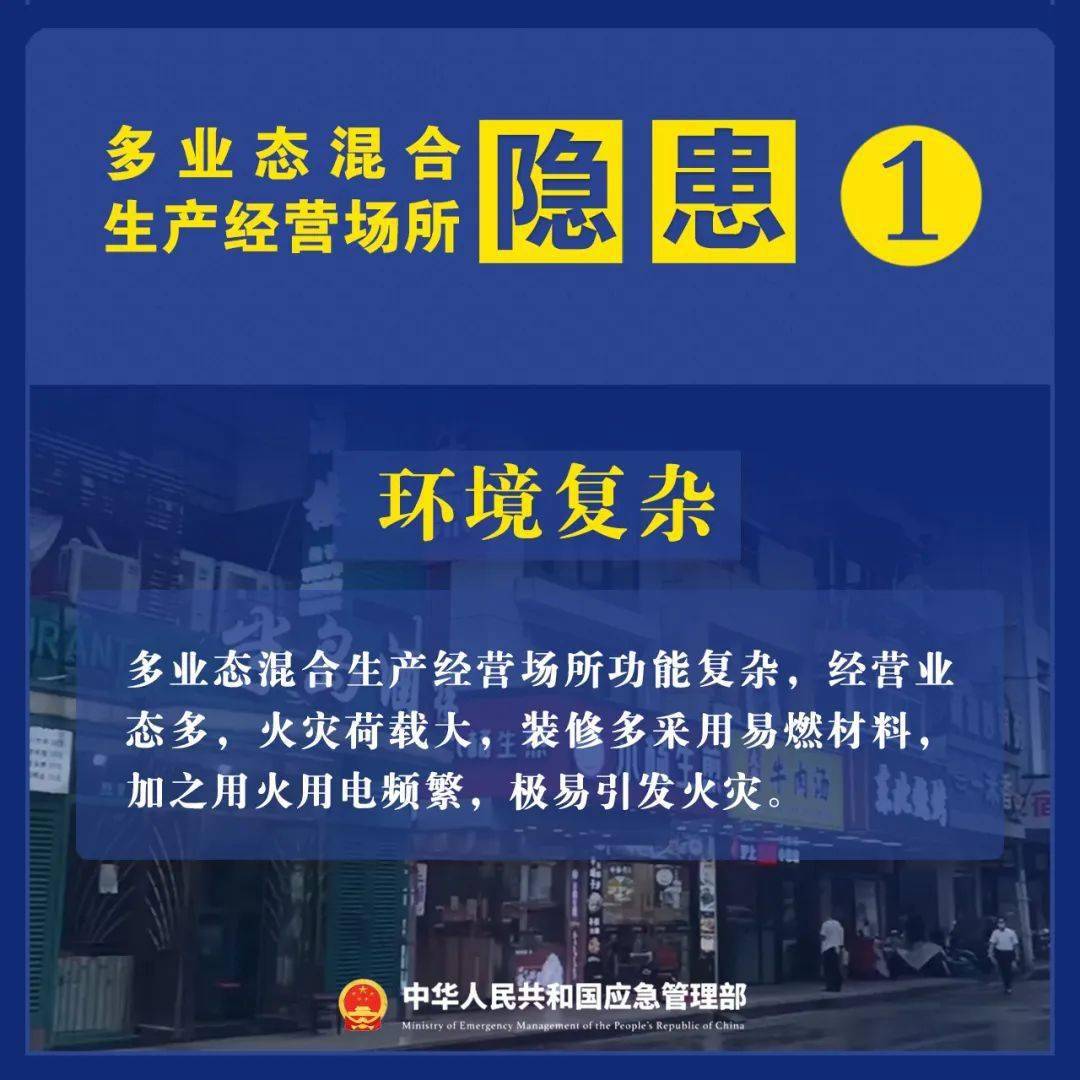 多業態混合場所消防安全指南!_生產_違規