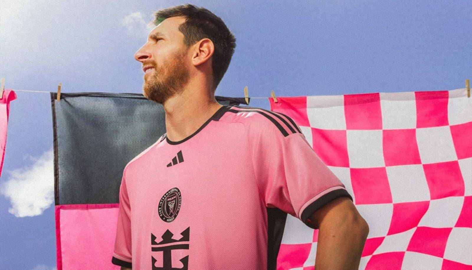 阿迪达斯推出国际迈阿密 2024 新球衣_赛季_梅西_粉色