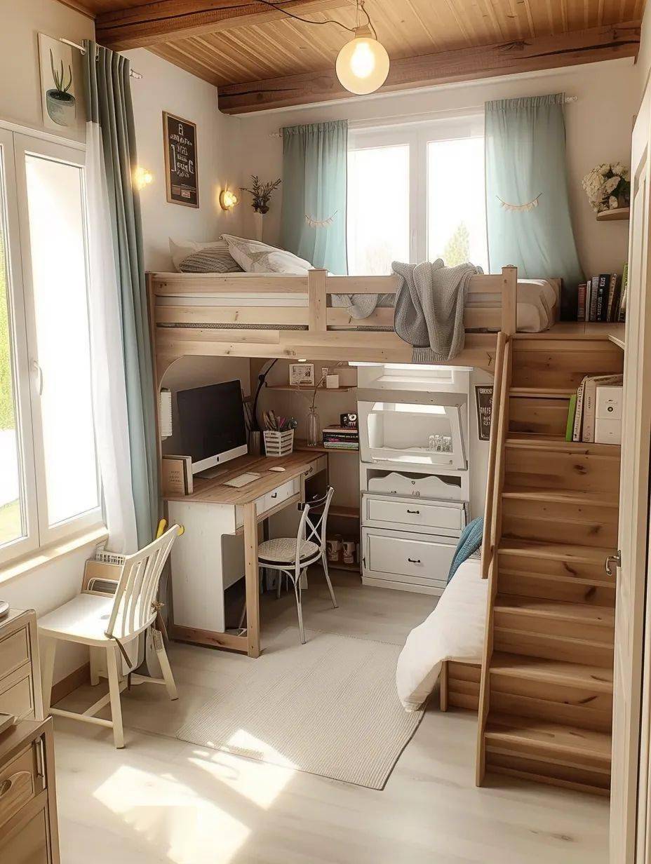 一个人的蜗居,出租屋生活也很美好,太治愈了_设计_宁静_理想