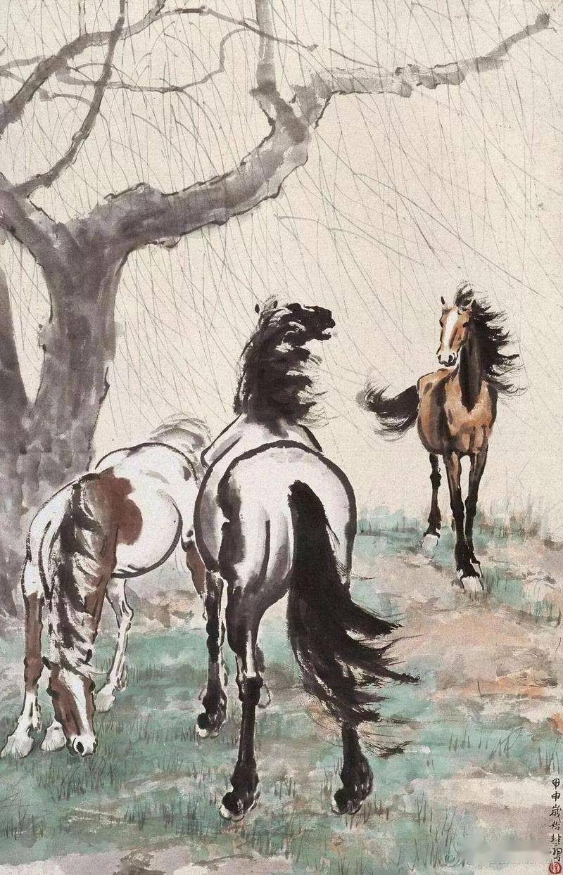 美术界最大争议:徐悲鸿的国画西方化,是进步还是倒退?_艺术_画作_中国