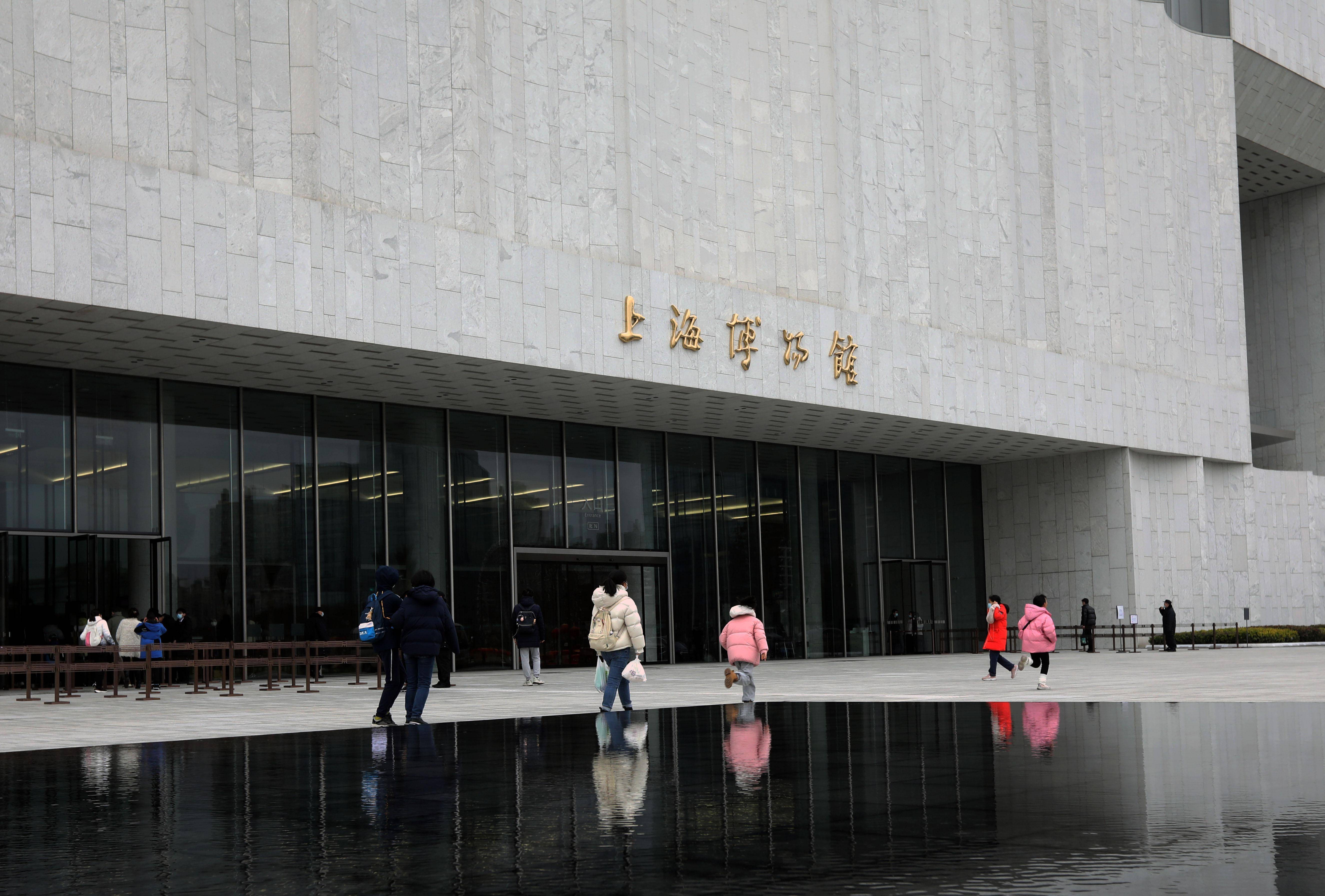 上海博物馆路线图图片
