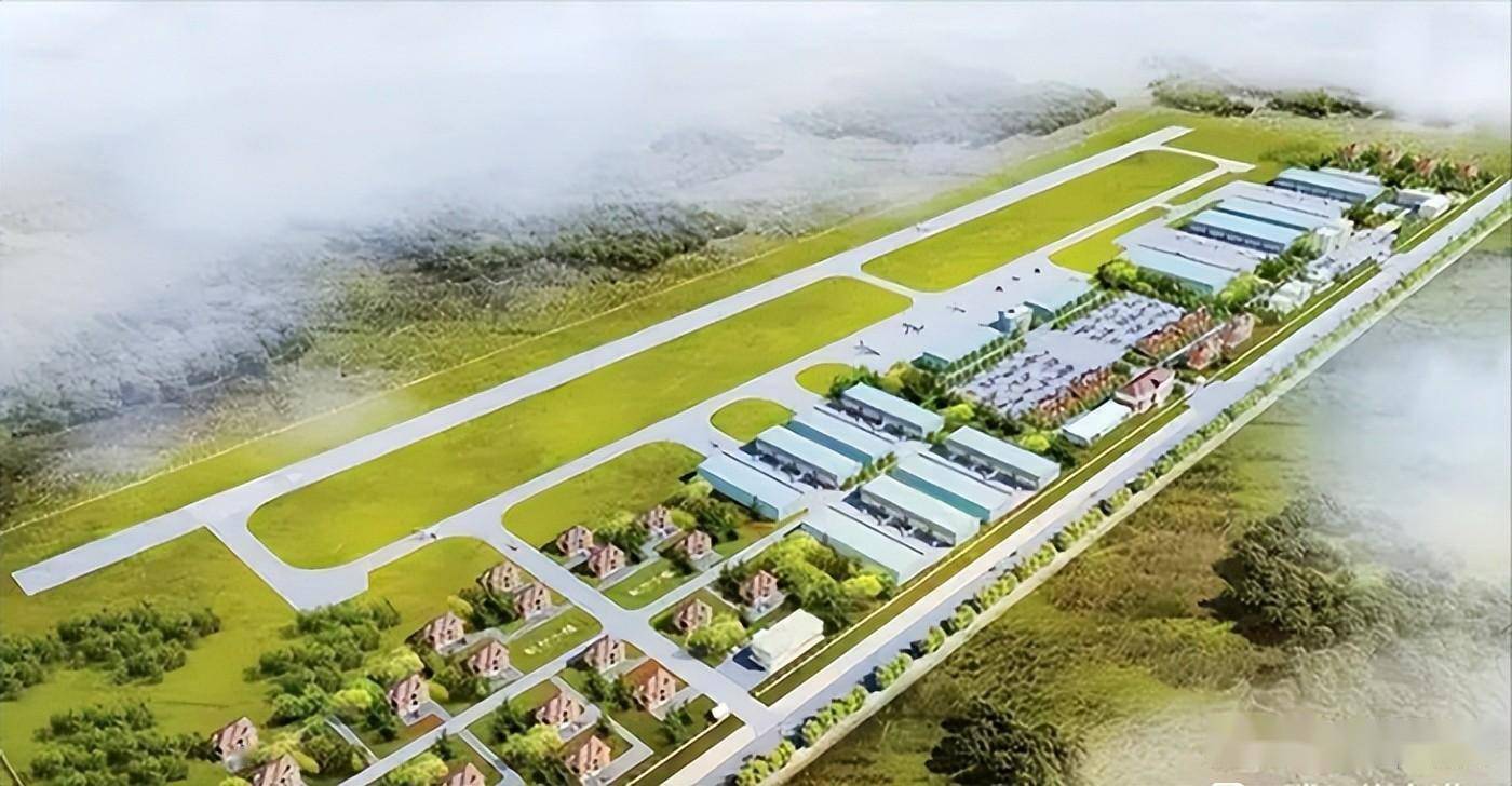 此前发布的滨湖机场效果图.