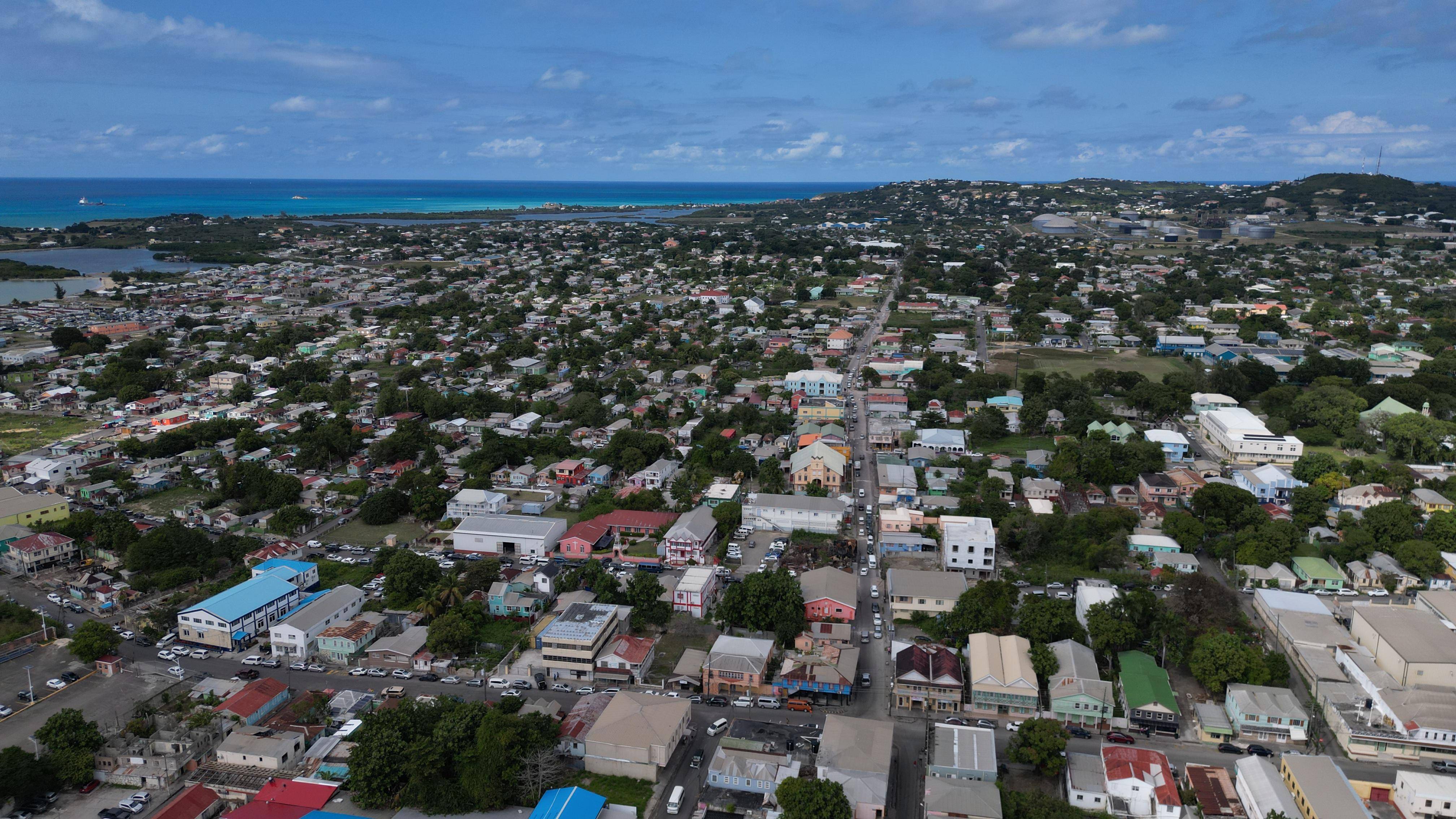 走进加勒比岛国安提瓜和巴布达_新华社_圣约翰_首都