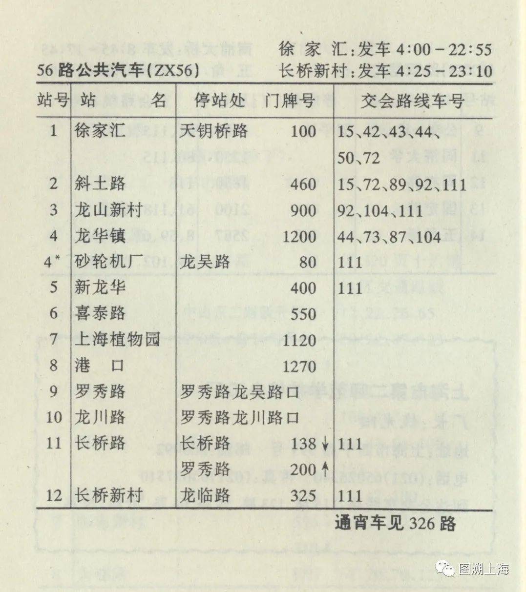 【记忆】龙吴系列公交之一:56路,824路,720路,56路区间的故事