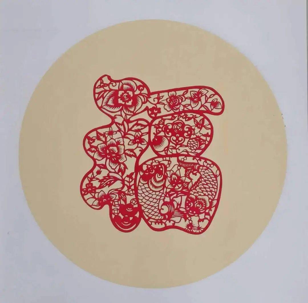 "我家的窗花"——二十中学学生剪纸迎春作品展