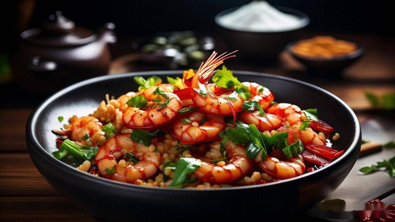 风味浓郁的蒜茸烧虾,简单好吃,解馋下饭,吃一次念念不忘_美食_大蒜