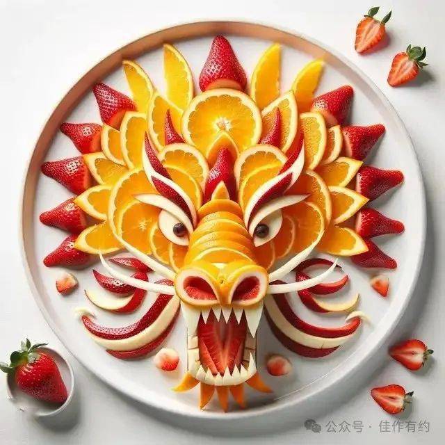 龙年水果拼盘_摄影_佳作_作品