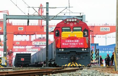 乐山茶叶搭乘中亚班列出口乌兹别克斯坦_成都_国际_四川
