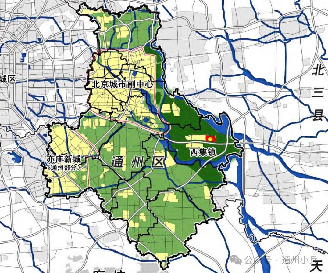北京通州2030年规划图图片