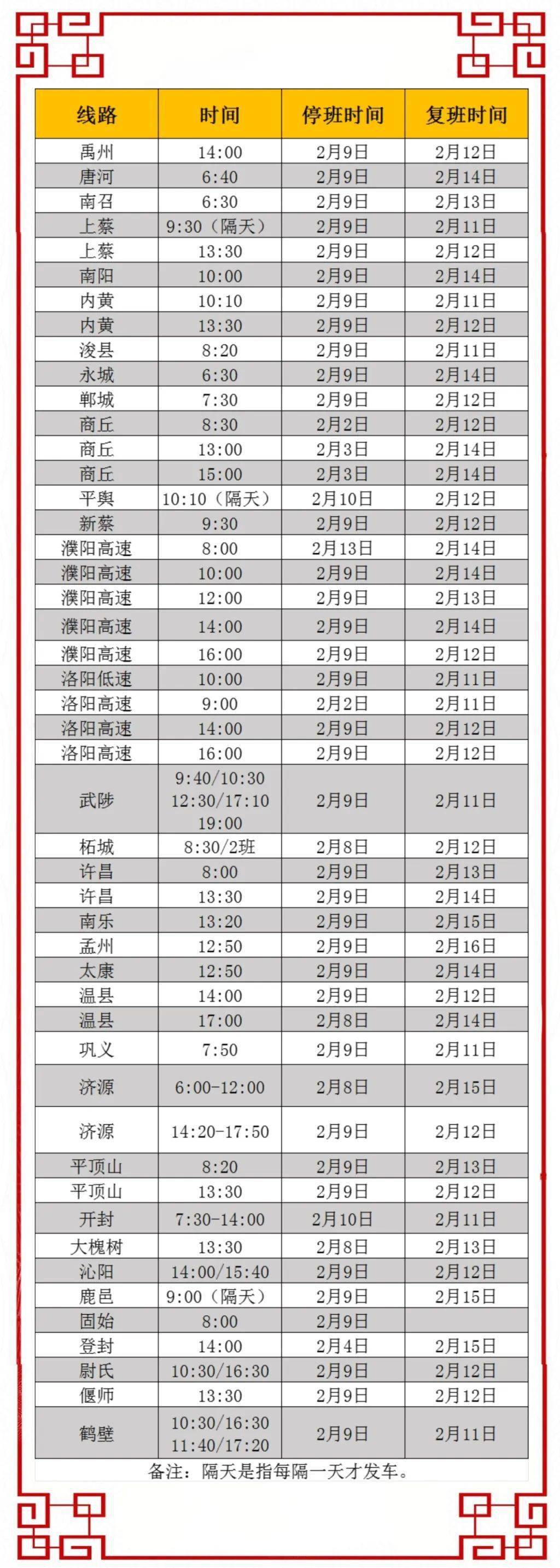 區內路線發車時間因天氣原因,發車時間以實際為準.