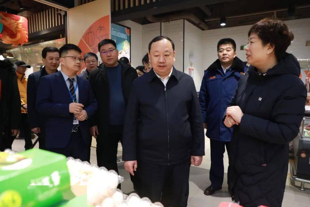 邯山区委书记刘海川调研检查春节期间安全生产和市场保供工作
