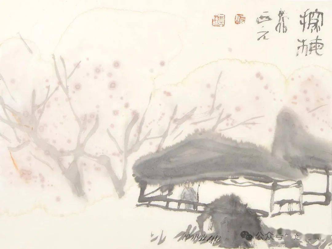 "意会"——柒读郭西元作品之《岁寒》《春归》《探梅》_郭先生_中国