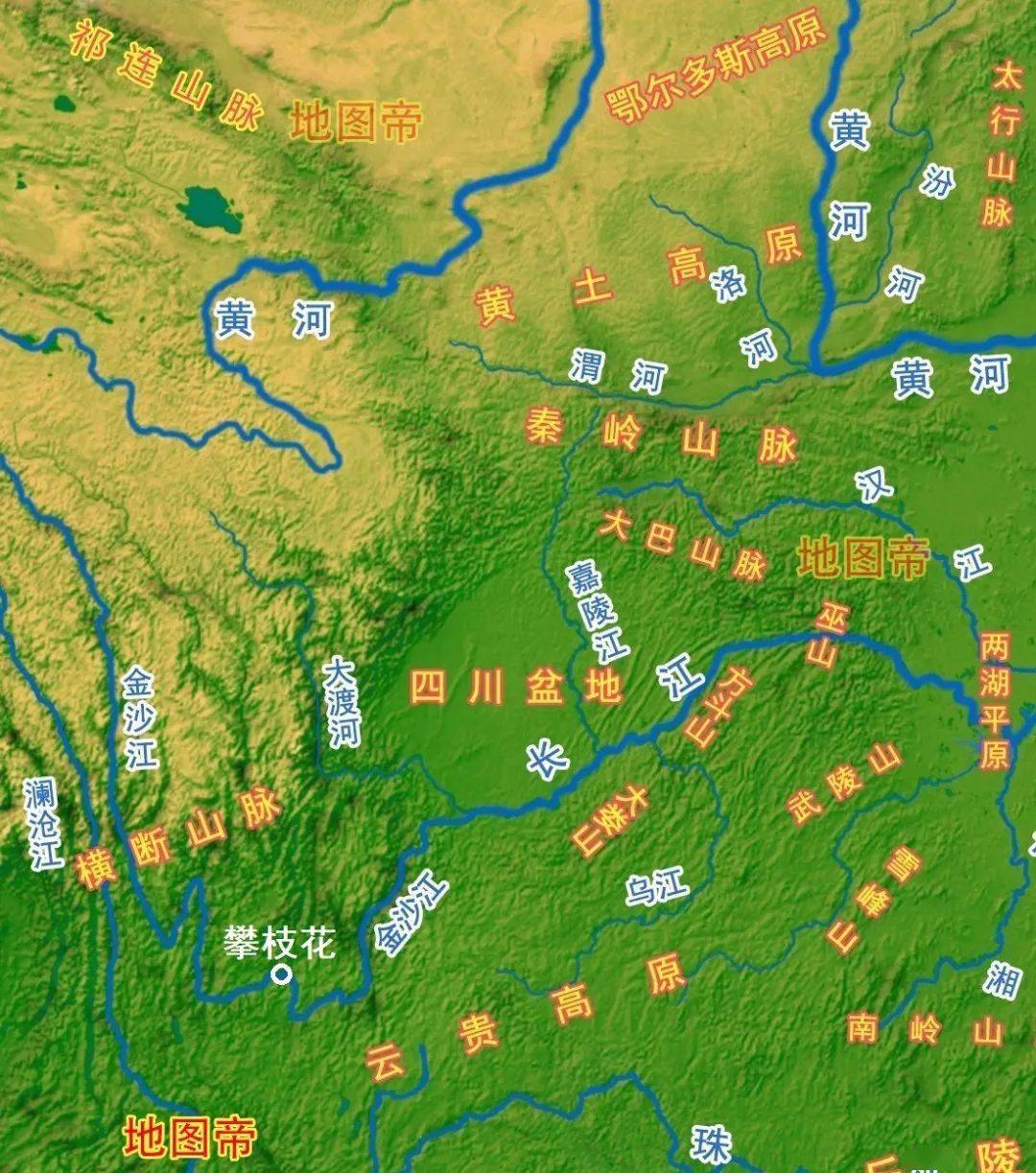 四川干热河谷分布图图片