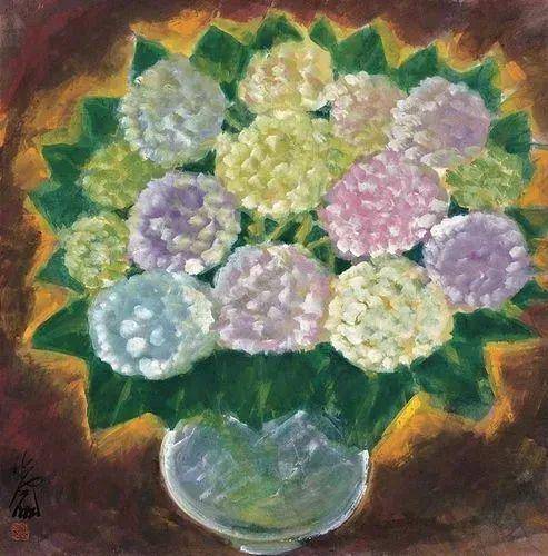 林风眠大师笔下的春柳花卉欣赏!