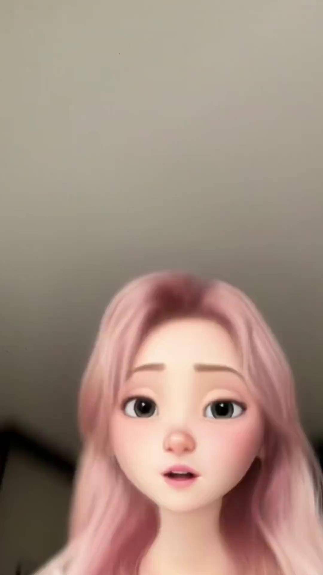 大家好 我是壮壮公主 一键变身高甜卡通脸