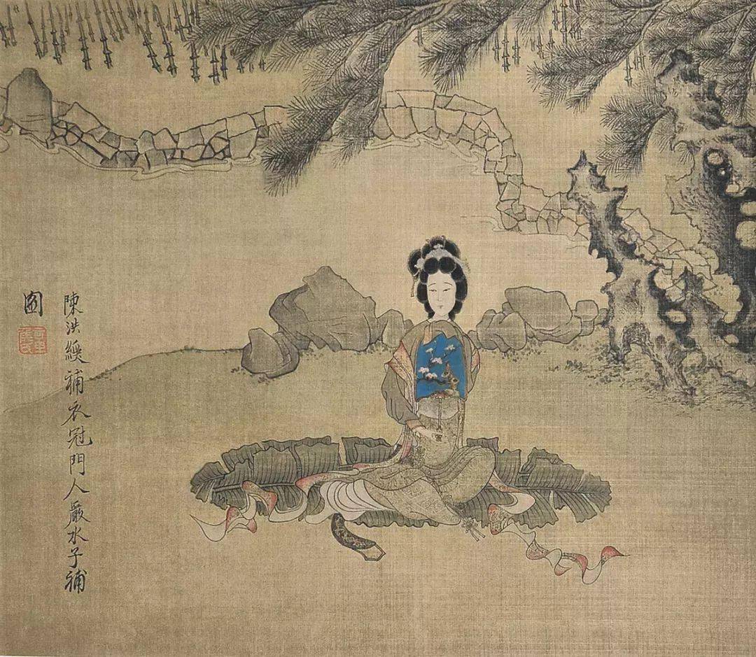 陈洪绶 | 300年来最具独特风格的艺术家_人物_女郎_感情