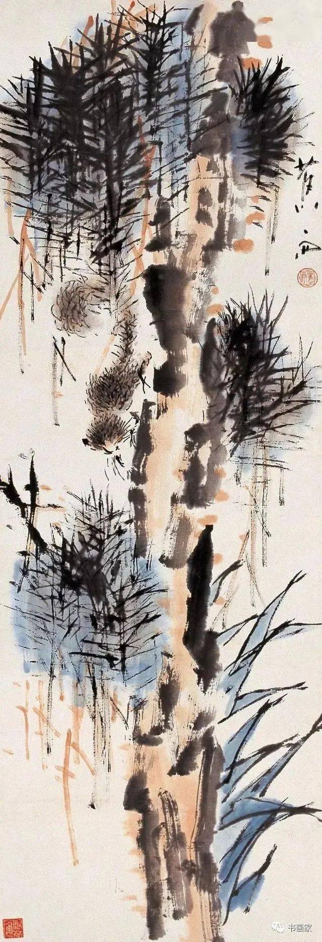 海派画家蕉雨作品赏析!_虚谷_江寒汀_先生