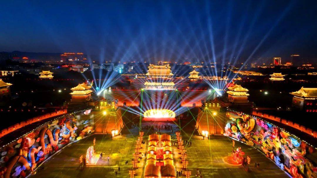 大同灯会现场高清美图来啦~_活动_灯组_北魏