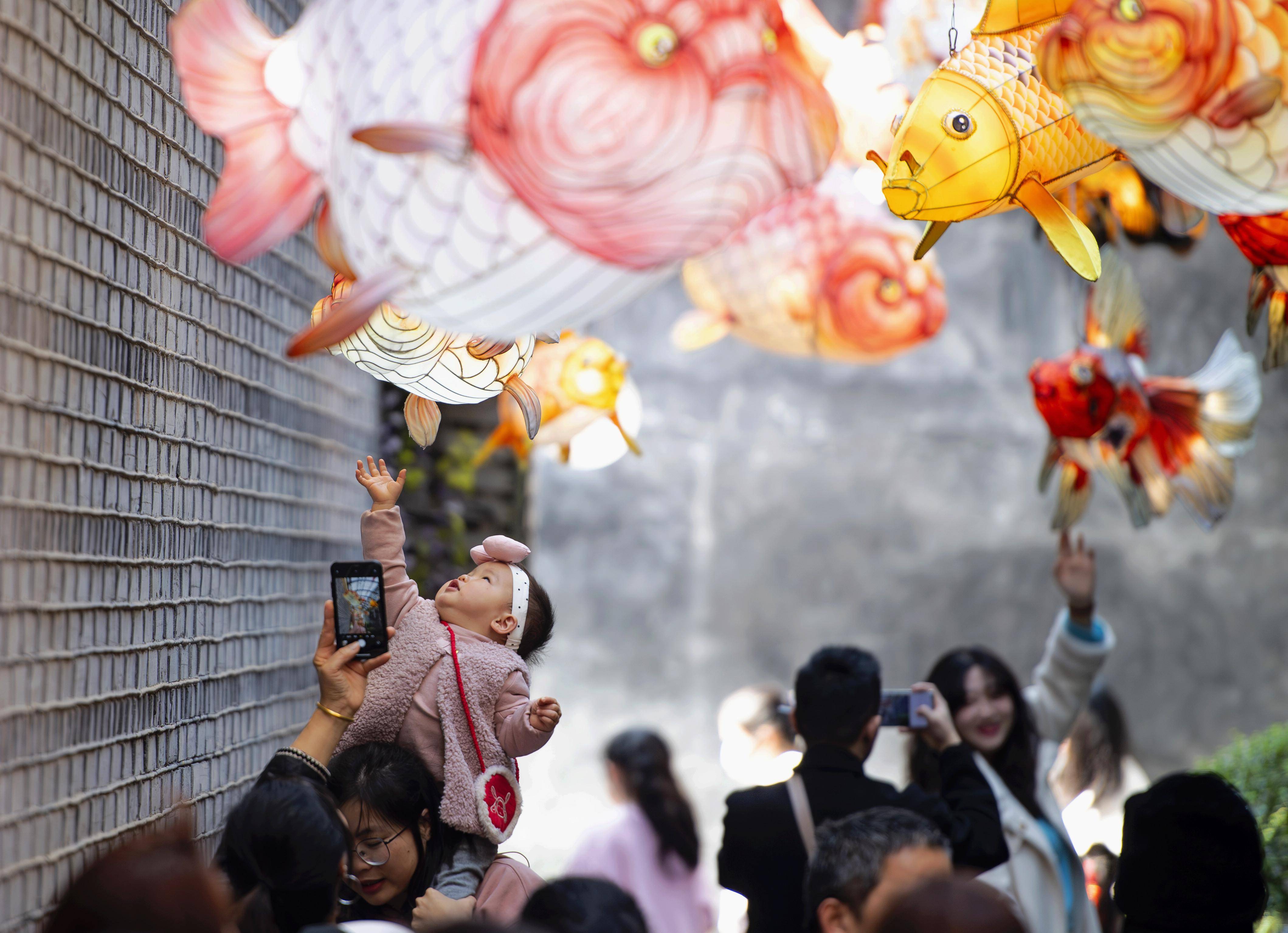 福州花海公园花灯图片