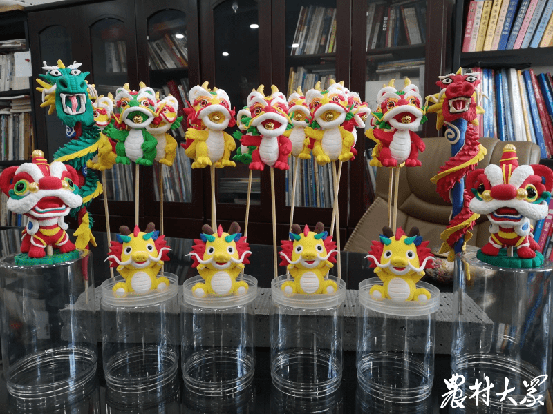 非遗面塑贺新年,三款面塑龙闪亮登场_梁军_年轻人_潮风