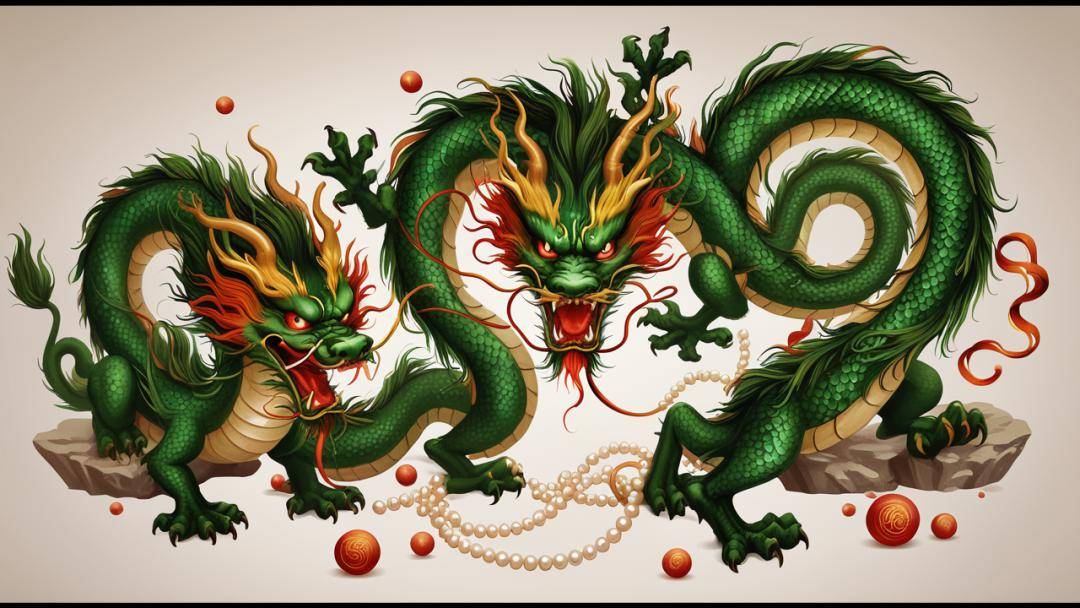 中国龙文化2:龙身的颜色有何含义?_chinese_colors