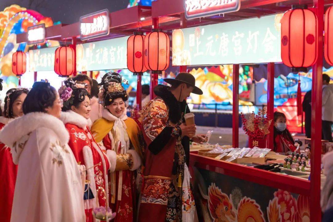 大年初四|赏花灯,逛市集,来一场新春盛唐之旅