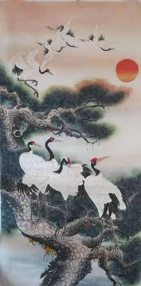 大年初五,68只长寿仙鹤送给你!见者得福~_福如东海_年