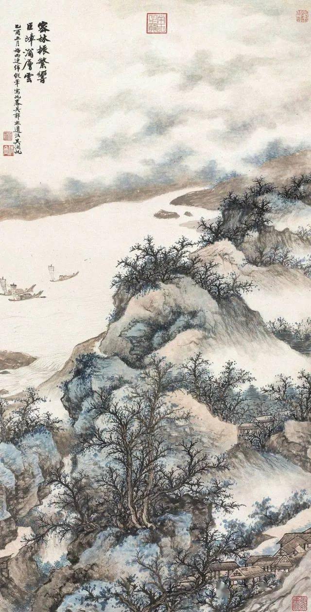 吴湖帆的山水画古意盎然,百看不厌!_鉴定家_海上_功底