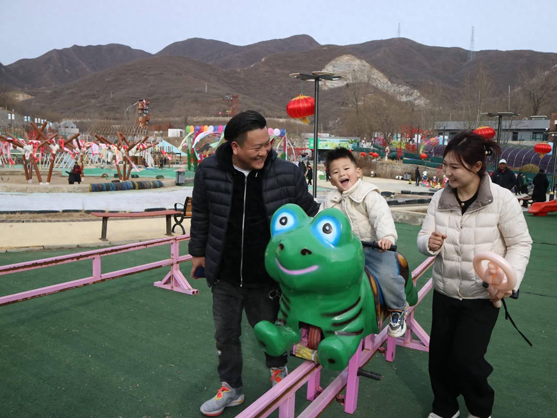 洪灾的房山青龙湖翠溪谷景区首次举办新春嘉年华_南观村_闺女_大熊猫