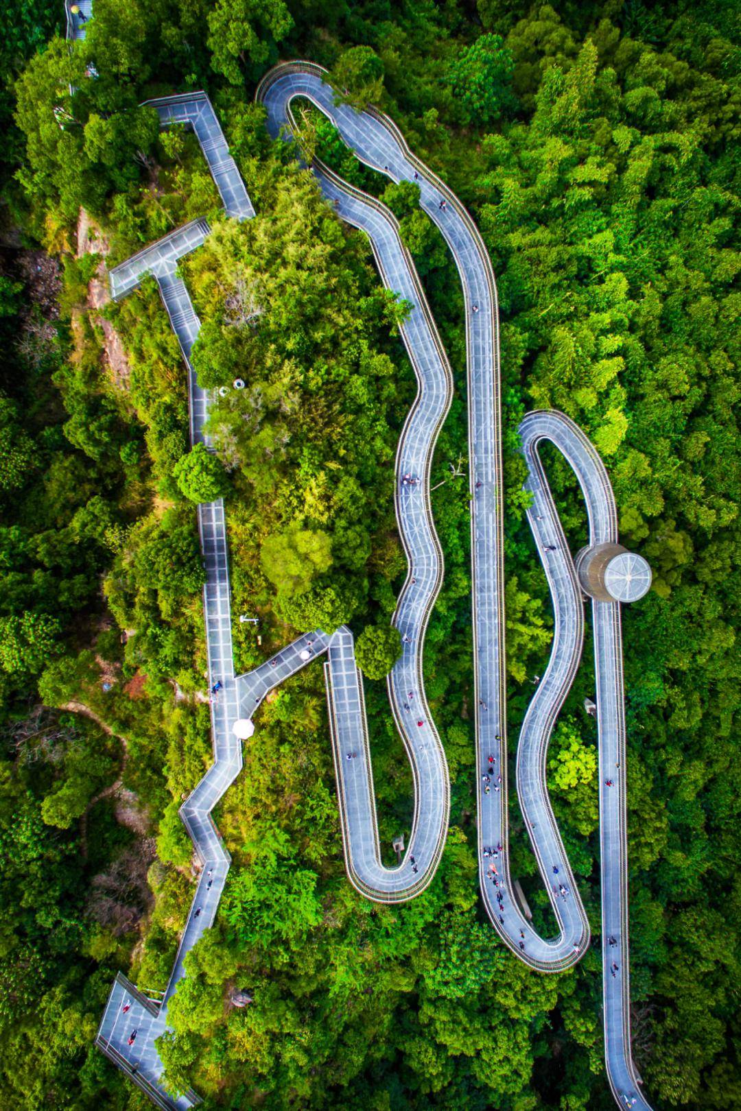 (国光段),横贯蛇山,梅峰山,金牛山等山体,将左海公园,梅峰山地公园