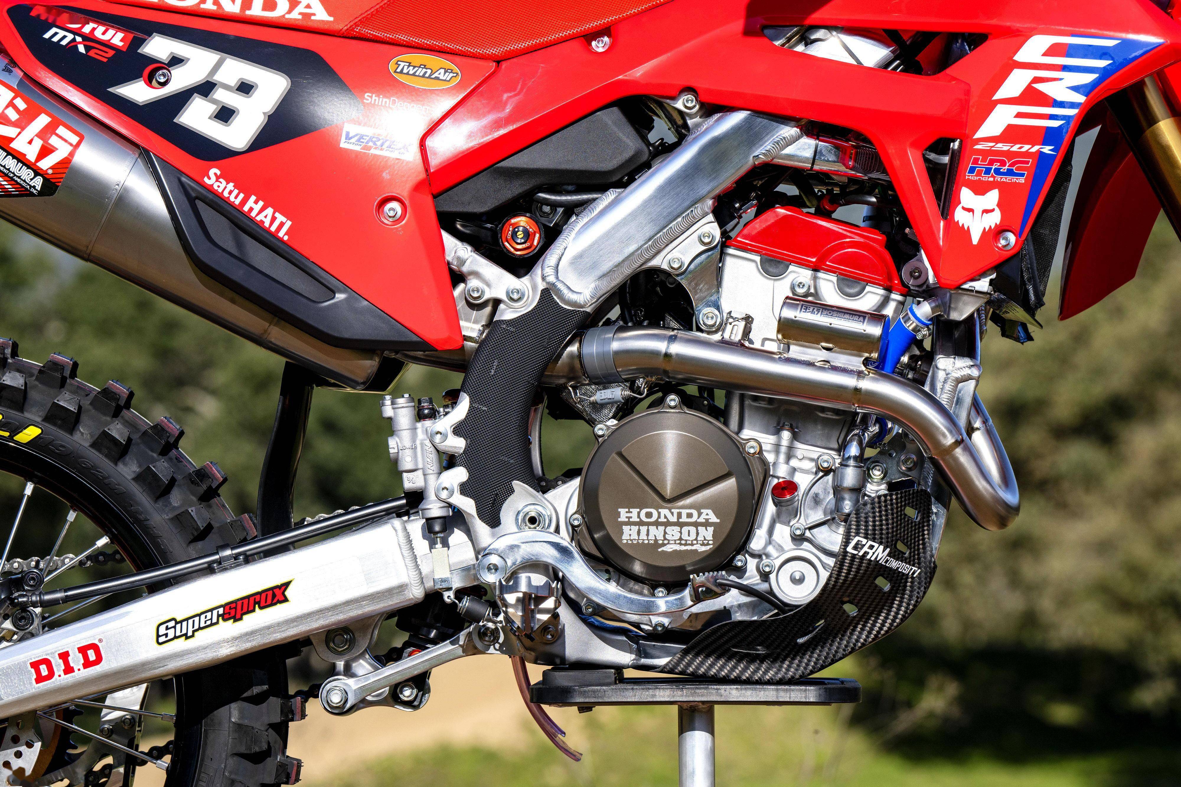 mxgp 世界越野锦标赛 2024:honda crf250rw 工厂赛车