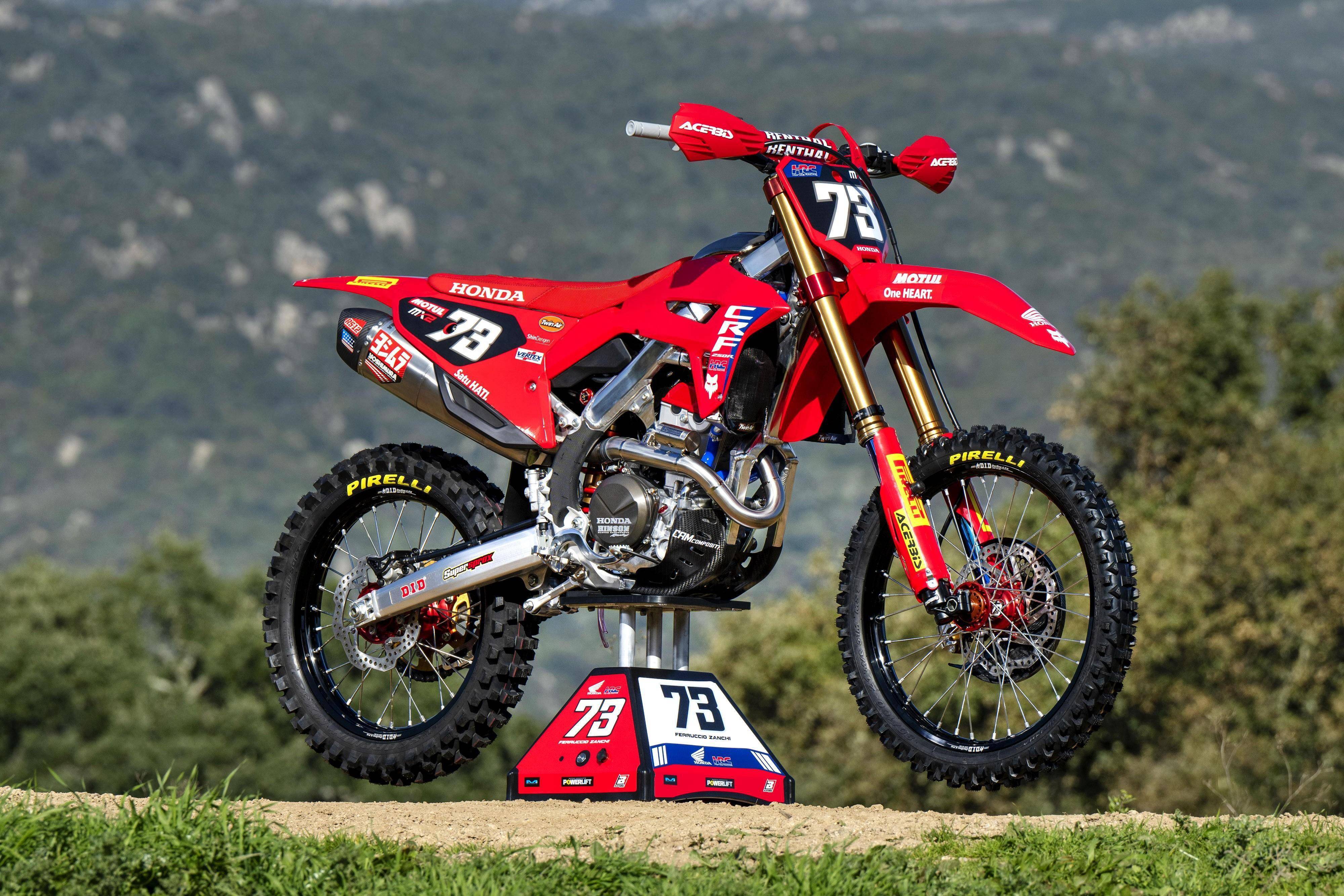 mxgp 世界越野锦标赛 2024:honda crf250rw 工厂赛车