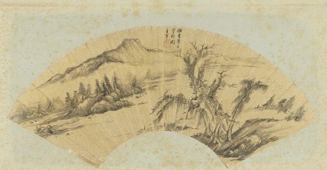 台北故宫藏董其昌山水扇面30件_画册_书画_册页