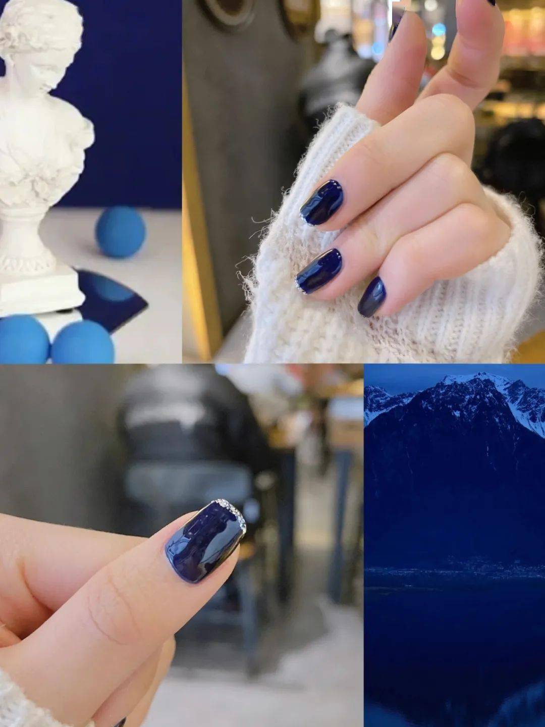 原力蓝与橘黄跳色款无名指小设计趣味无限原力蓝极光猫眼款美到爆的