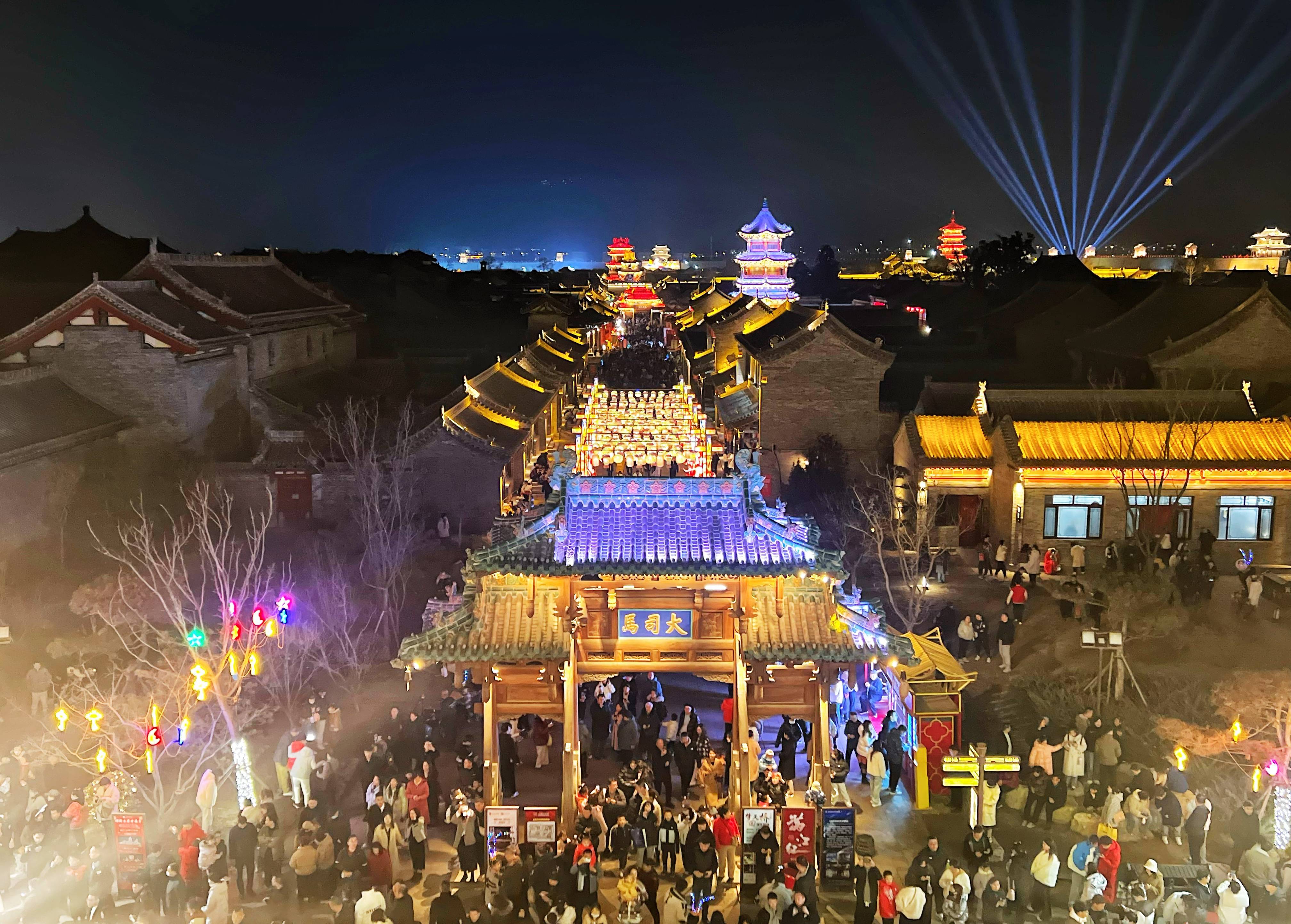 图话|丨过大年,赏民俗,看花灯_古县_太原_烟花