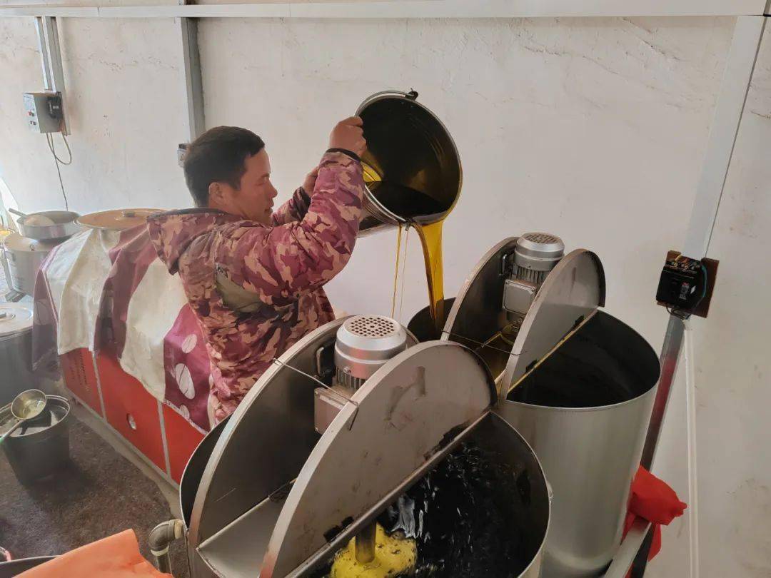 小油坊"榨"出新希望_垸村_云梦县_油菜