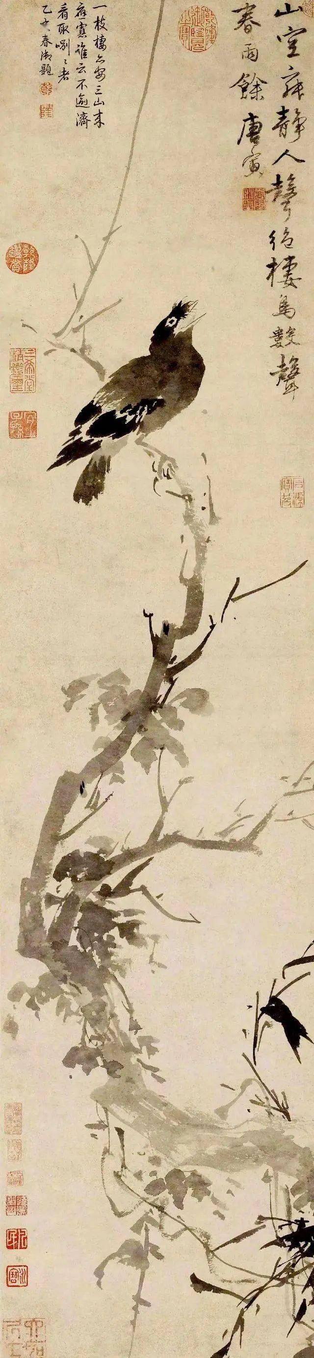 古书画中的二十四节气|雨水:梦随春水,竹窗花雨_米芾_成都_春雨