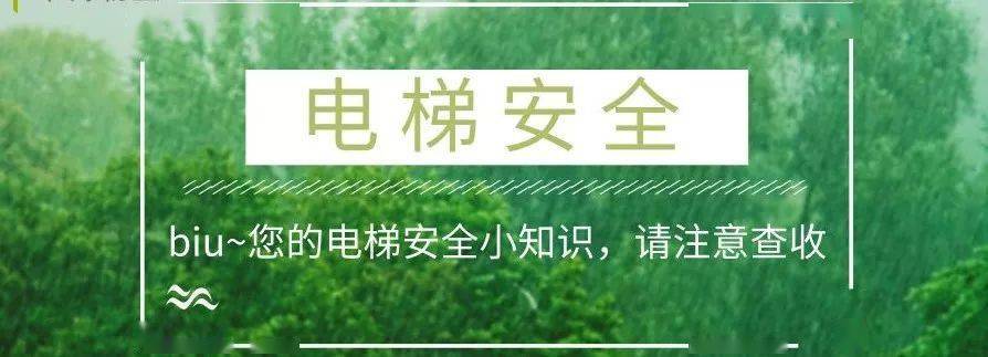 文明乘梯在保证自己人身安全的情况下安全乘坐很重要所以了解电梯安全